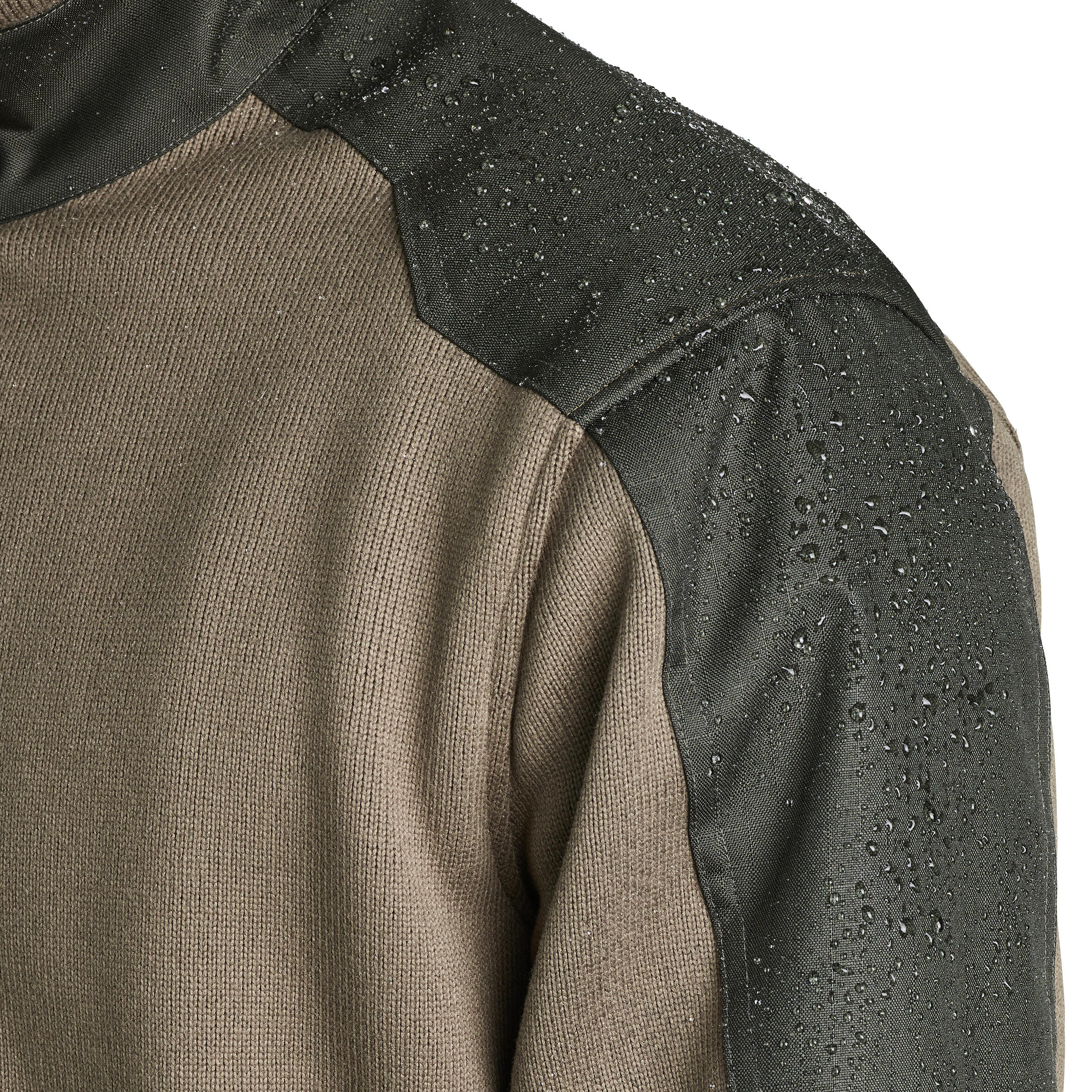 SOLOGNAC Warm Reinforced Jumper - Dark Ivy Green