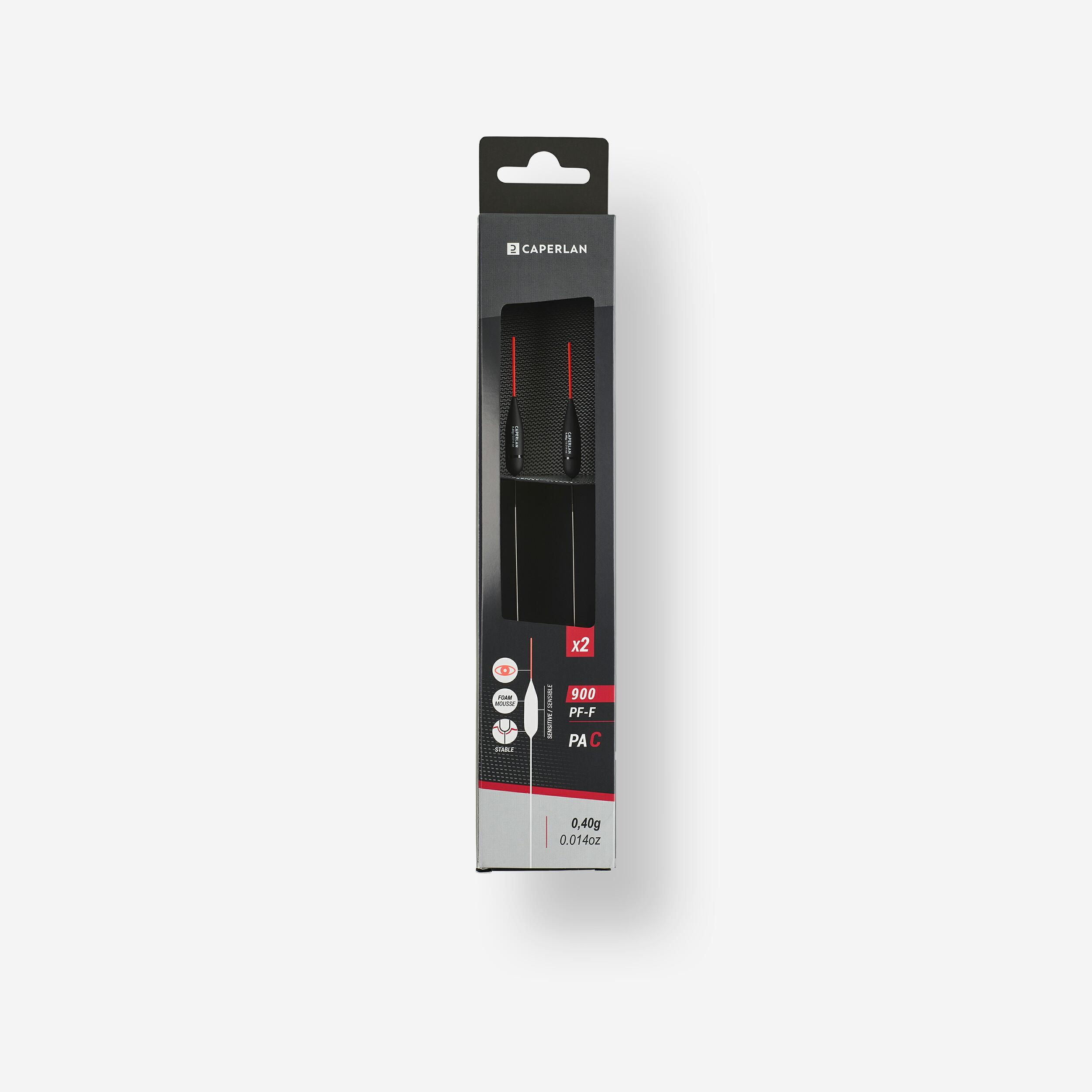 CAPERLAN Súprava 2 plavákov 0,4 g na lov na plávanú na kanáli PF-F900 C 0,4