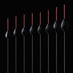 SET OF 8 FLOATS WITH ORANGE ANTENNAS FOR STILL FISHING IN RIVERS PF-F900 R