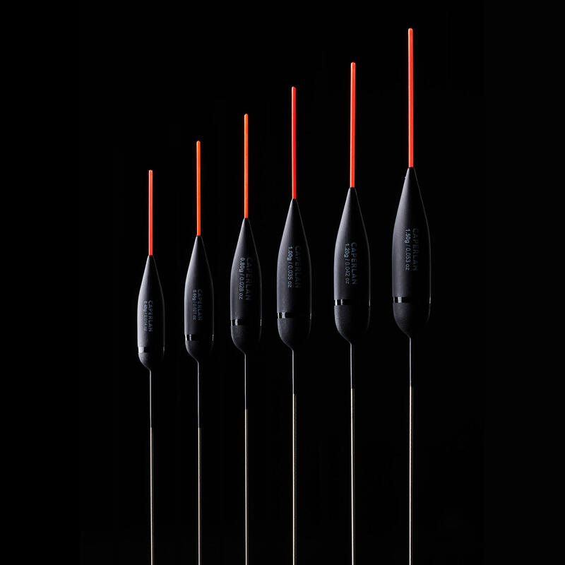 SET OF TWO 0.4 g PFF900 C FLOATS FOR STILL FISHING IN CANALS CAPERLAN