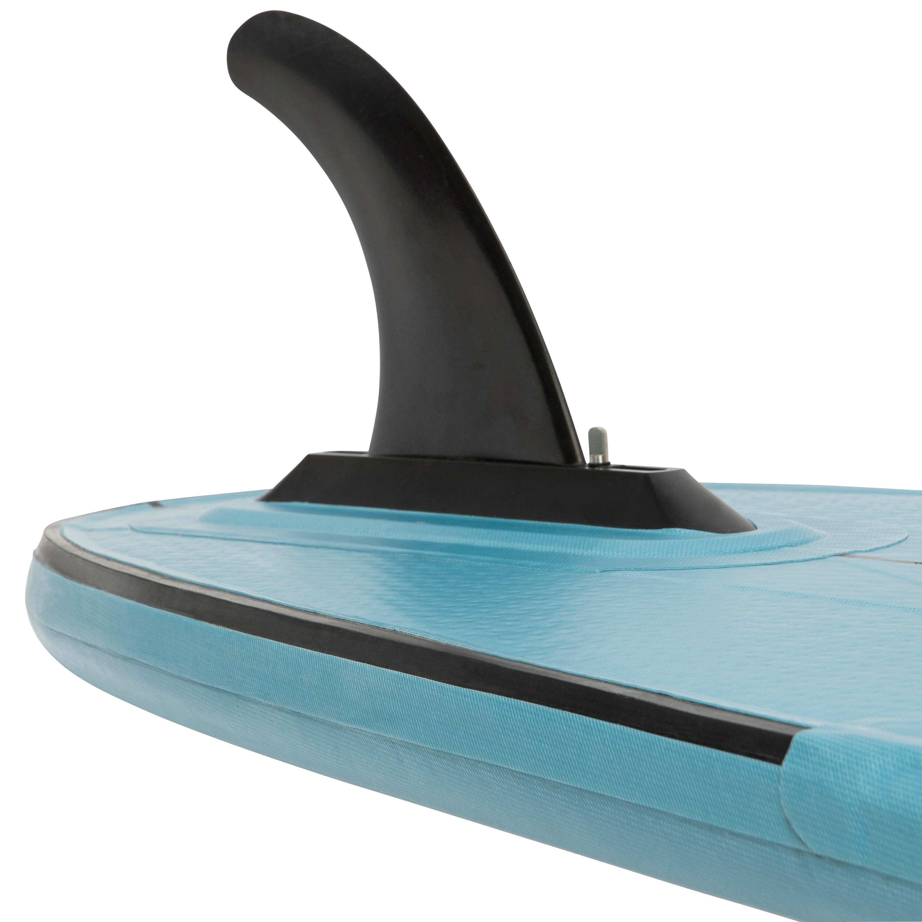 6'6 Inflatable Surfboard - Compact 500 Blue - Snow white - Olaian