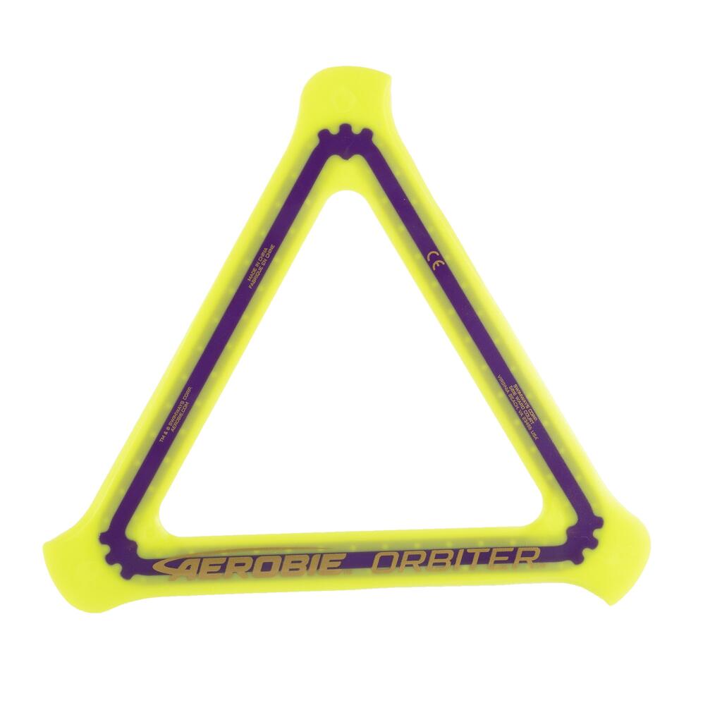 Orbitālais trijstūra bumerangs “Aerobie”