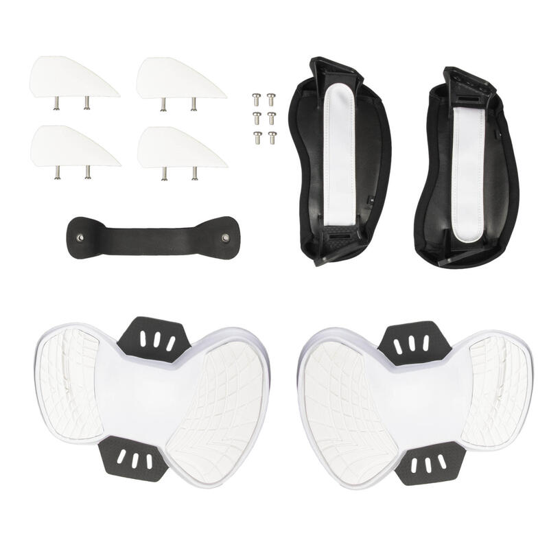 Placă Twin Tip carbon Kitesurf 132 x 39 cm (pad-uri și strap-uri incluse) -TT500