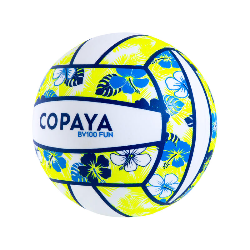 Beach Volleyball BV100 Fun Blue/Yellow Decathlon