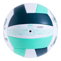 Ballon de Beach volley 100 Classic cousu Taille 5 Vert tortue