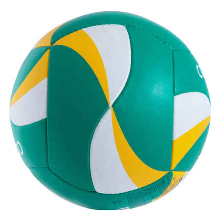 Paplūdimio tinklinio kamuolys „BVB900 FIVB“, žalias, geltonas