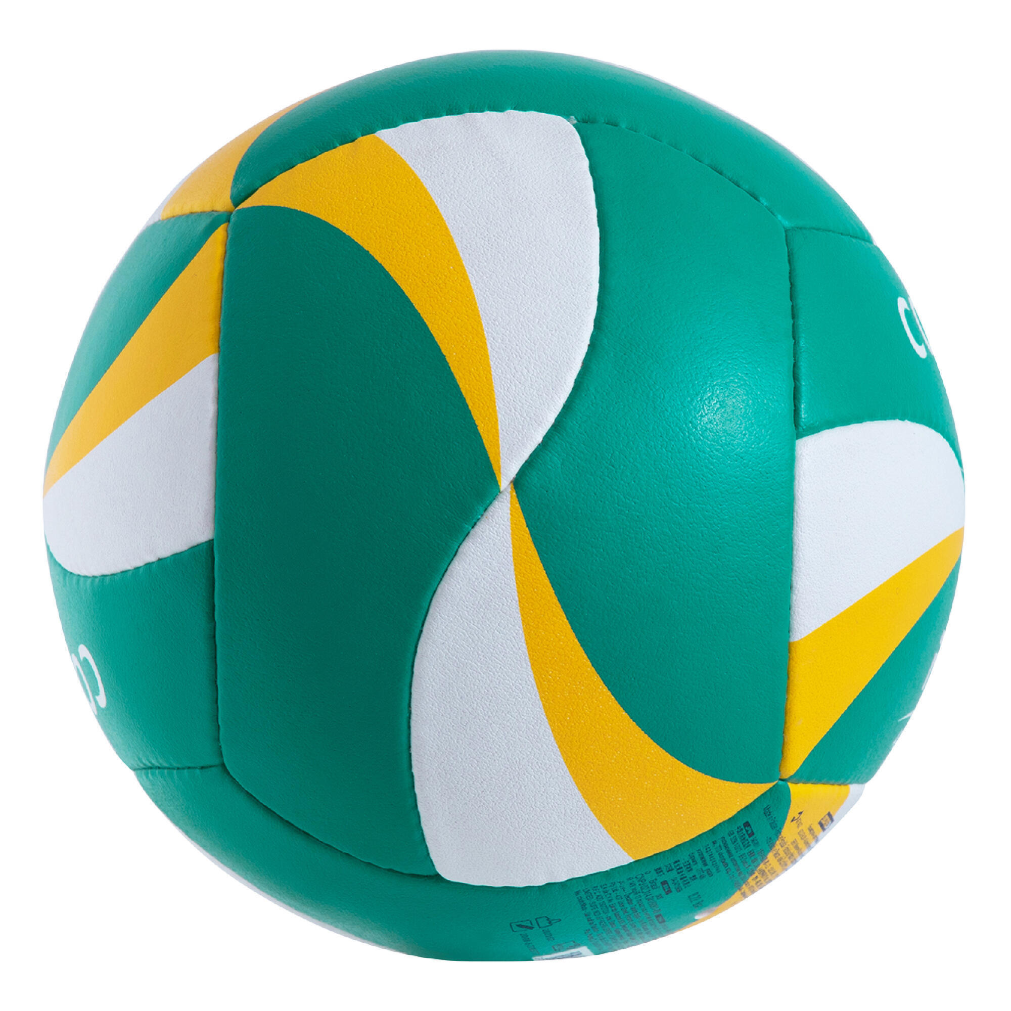 BV900 FIVB beach volleyball green and yellow