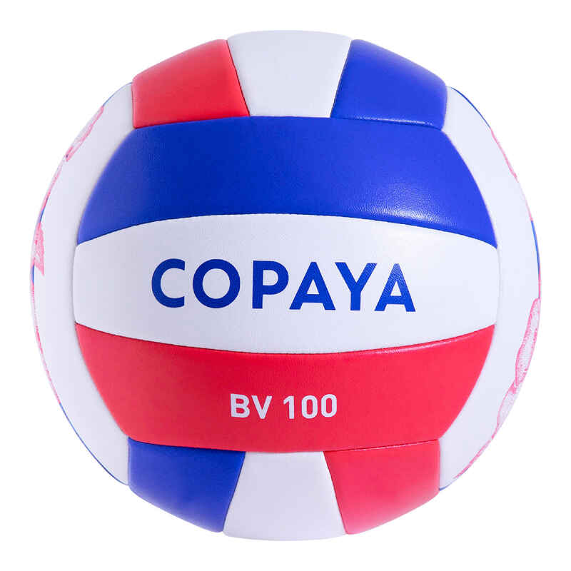 Beachvolleyball BVBS100 lila/korallrot Beachvolleyball BVBS100 lila/korallrot