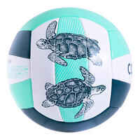 Size 5 Stitched Beach Volleyball 100 Classic - Turtle Green