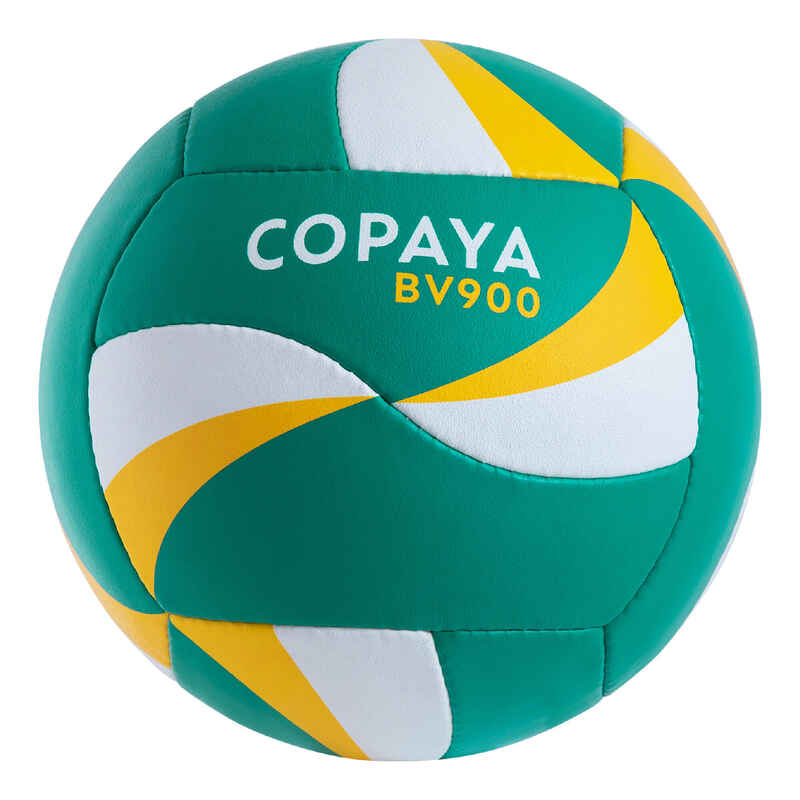 Balón de vóley playa verde y amarillo BV900 FIVB