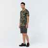 SS hunting T-shirt 100 WL V1 - green camouflage