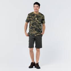 SS hunting T-shirt 100 WL V1 - green camouflage