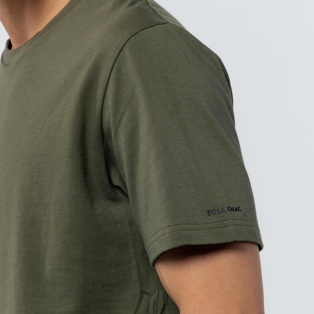 T-shirt manches courtes coton Homme - 100 marron