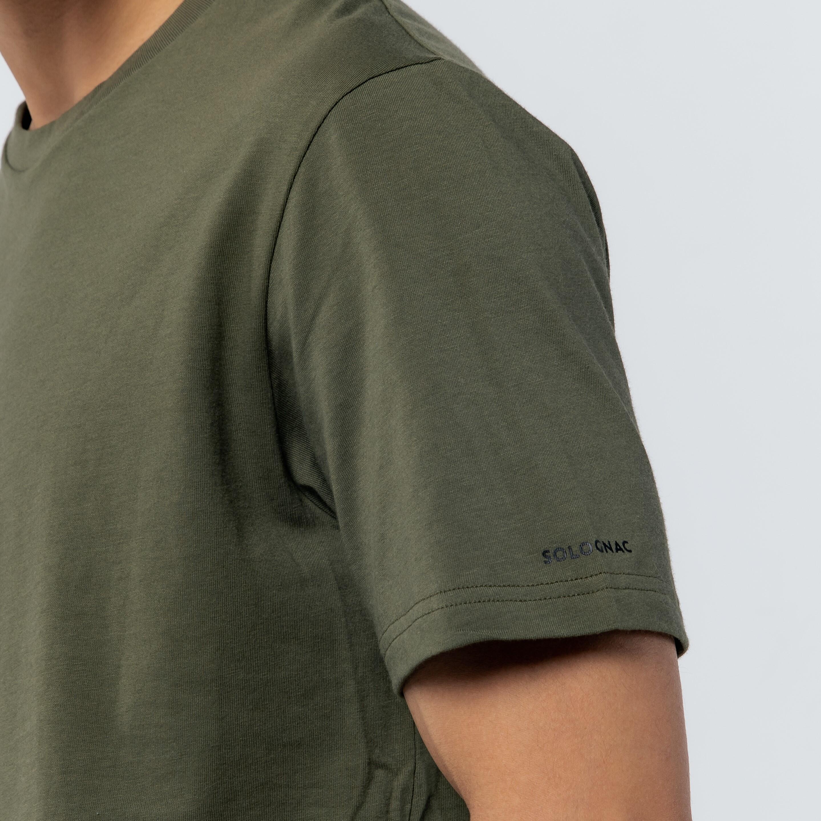 T-shirt manches courtes coton Homme - 100 vert 3/9