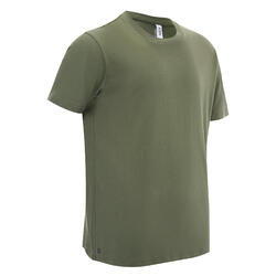 T-shirt manches courtes coton Homme - 100 vert