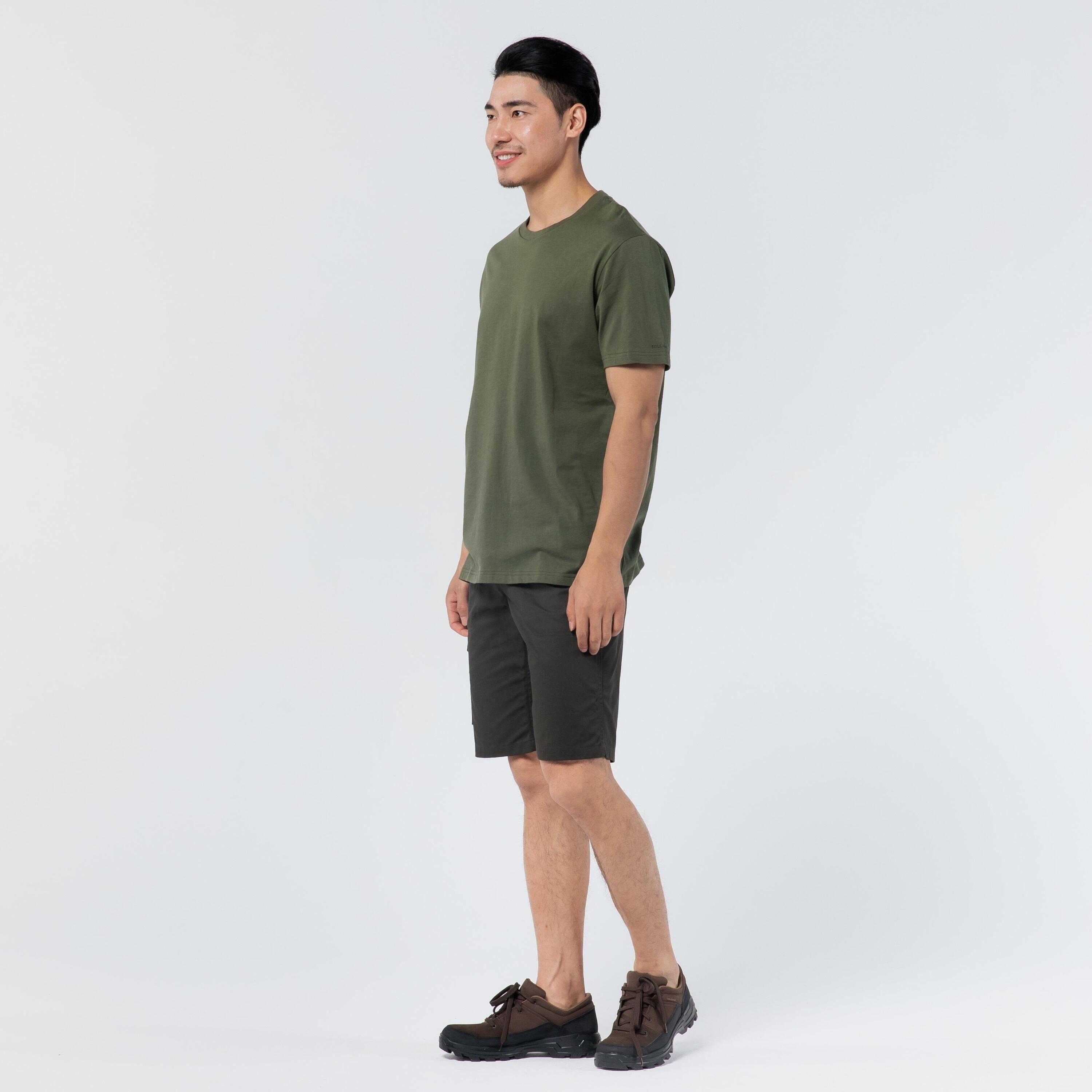 T-shirt manches courtes coton Homme - 100 vert 5/12