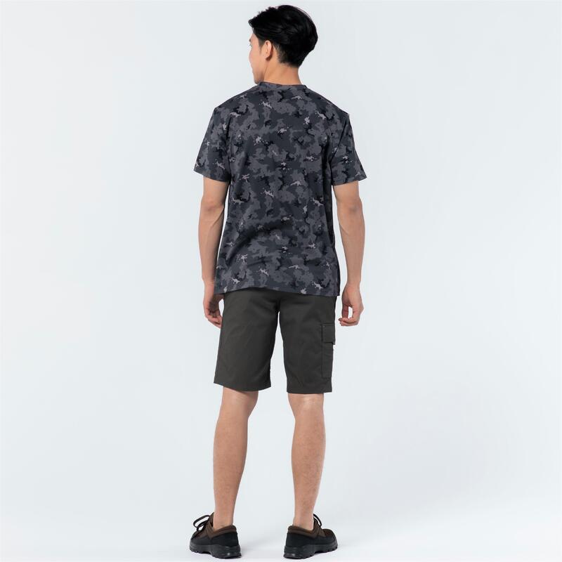 Jagd-T-Shirt 100 Camouflage grau