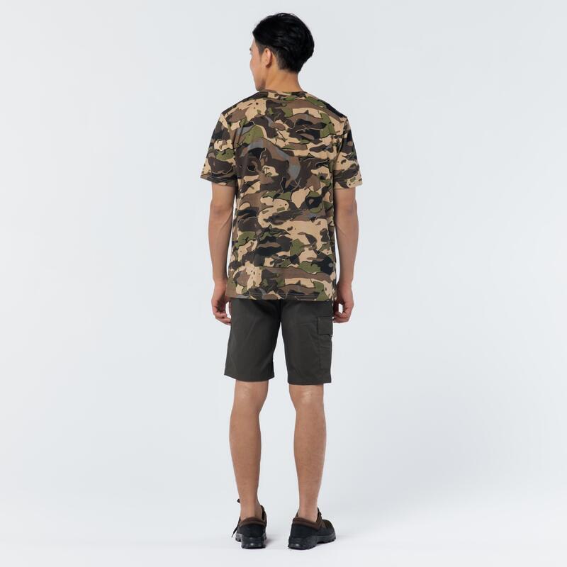 Koszulka outdoor z krótkim rękawem Solognac 100 camo WL V1