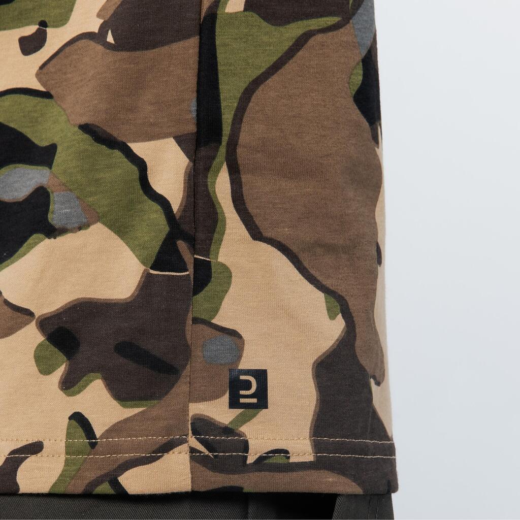 Camiseta camuflada de avistamiento para Hombre Solognac SG100