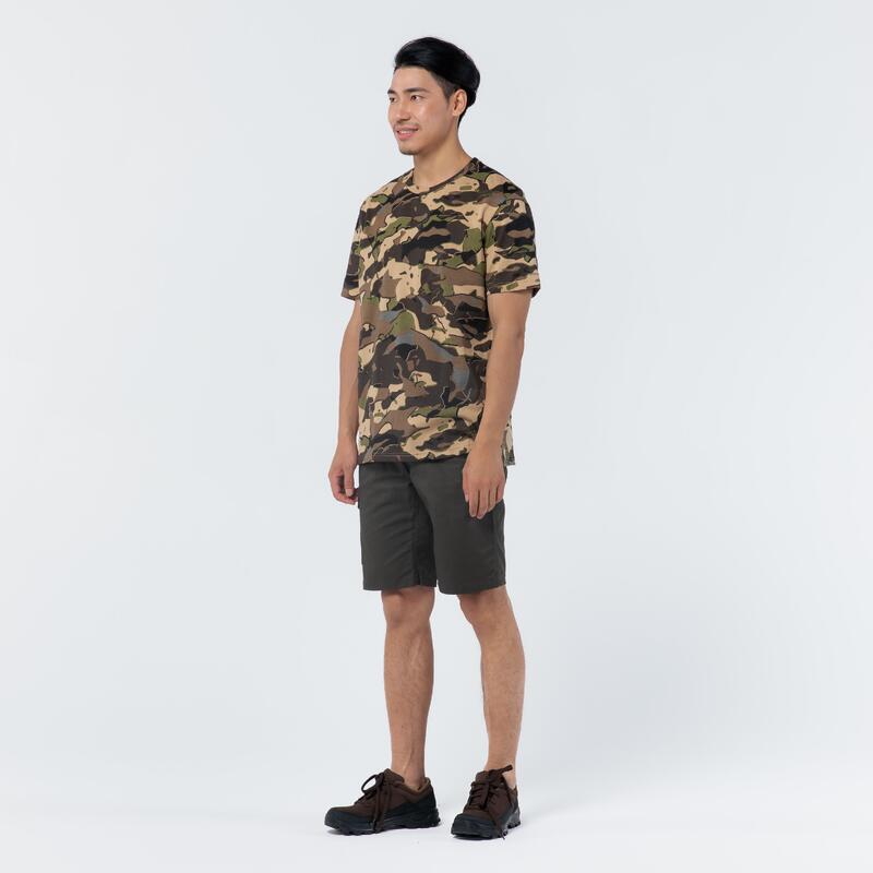 Koszulka outdoor z krótkim rękawem Solognac 100 camo WL V1