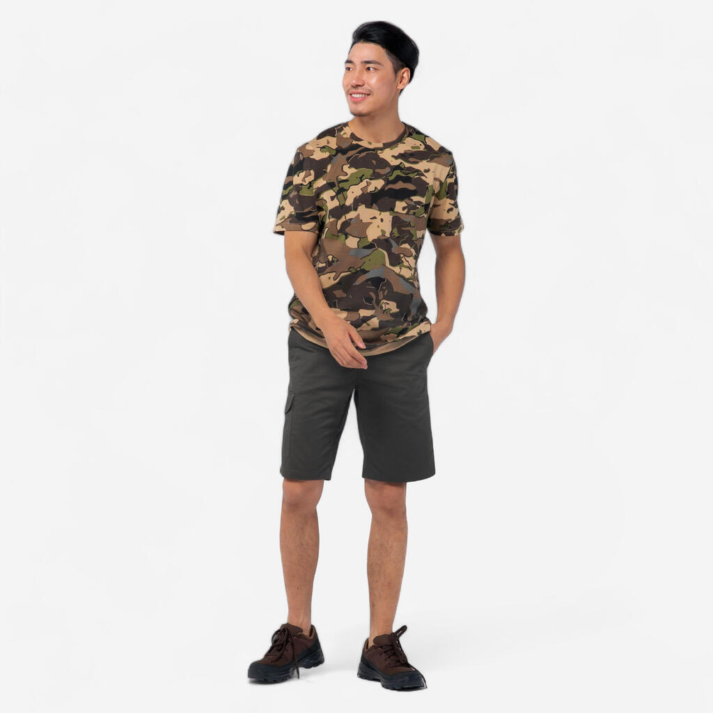 Camiseta camuflada de avistamiento para Hombre Solognac SG100