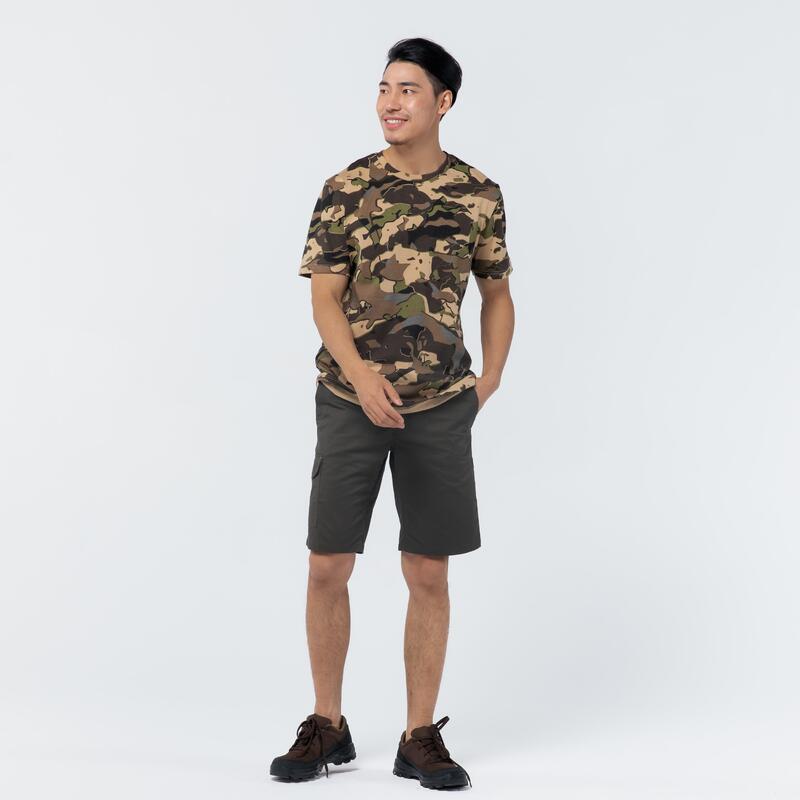 Jagd-T-Shirt 100 WL V1 camouflage/braun