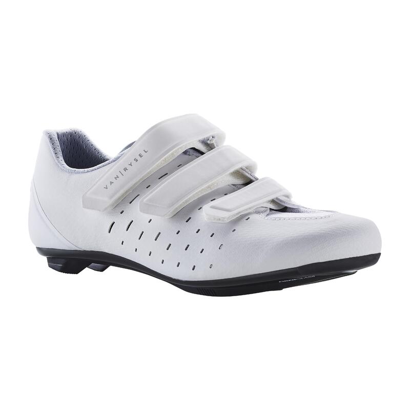 Zapatillas Ciclismo Carretera Van Rysel Road 100 Blanco