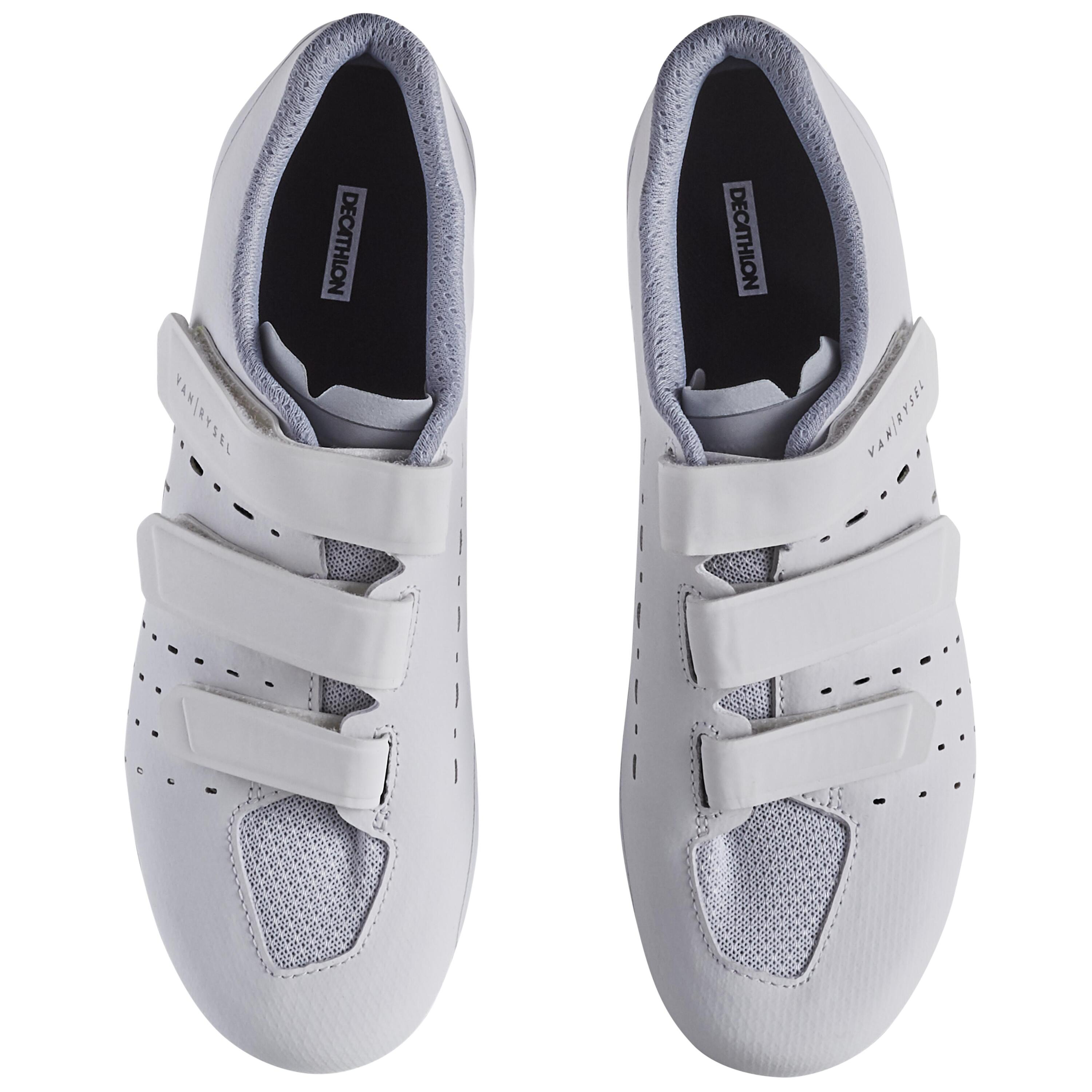 Road Cycling Shoes Road 100 - White 6/8