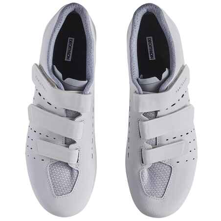 Zapatillas Ciclismo Carretera Van Rysel Road 100 Blanco