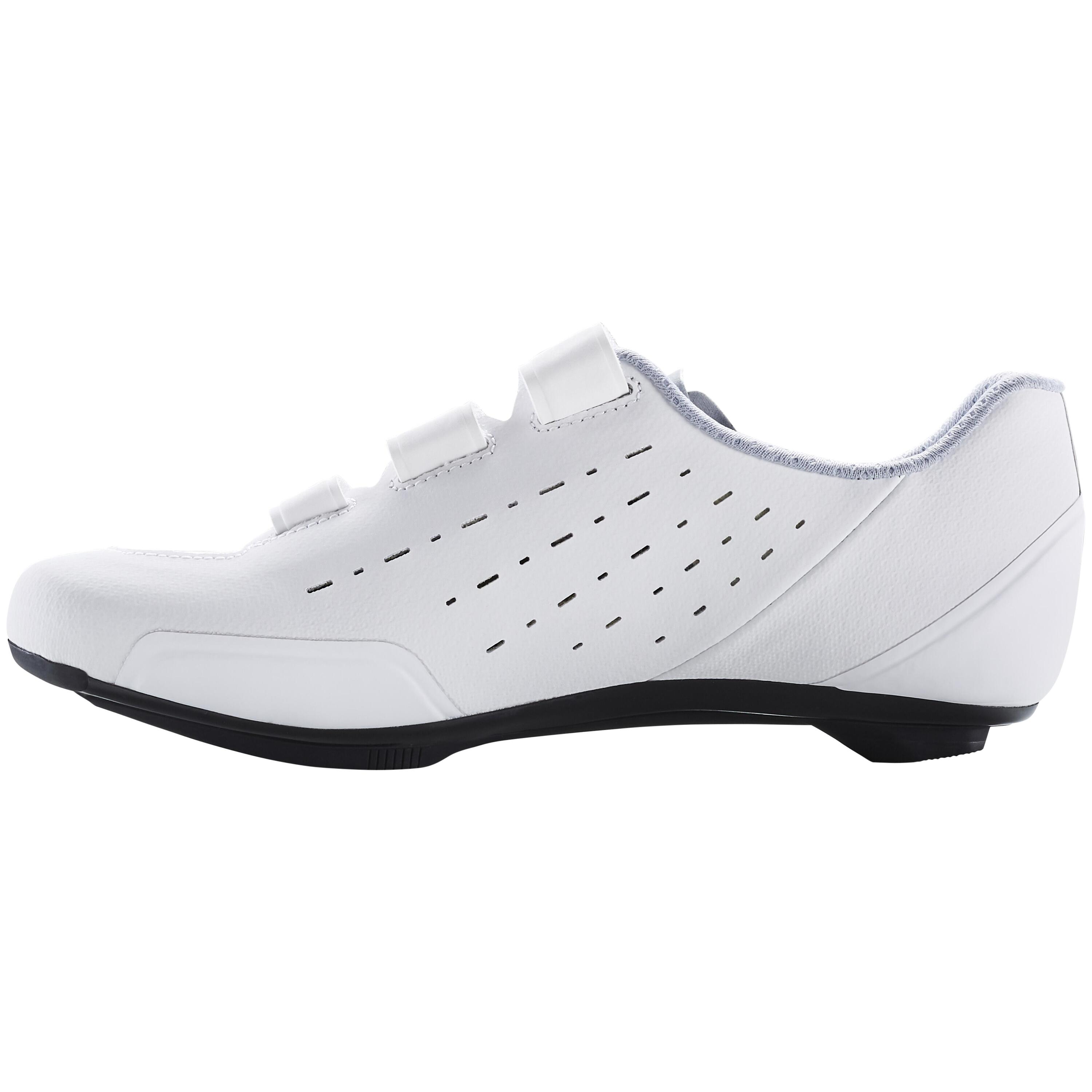 Road Cycling Shoes Road 100 - White 3/7