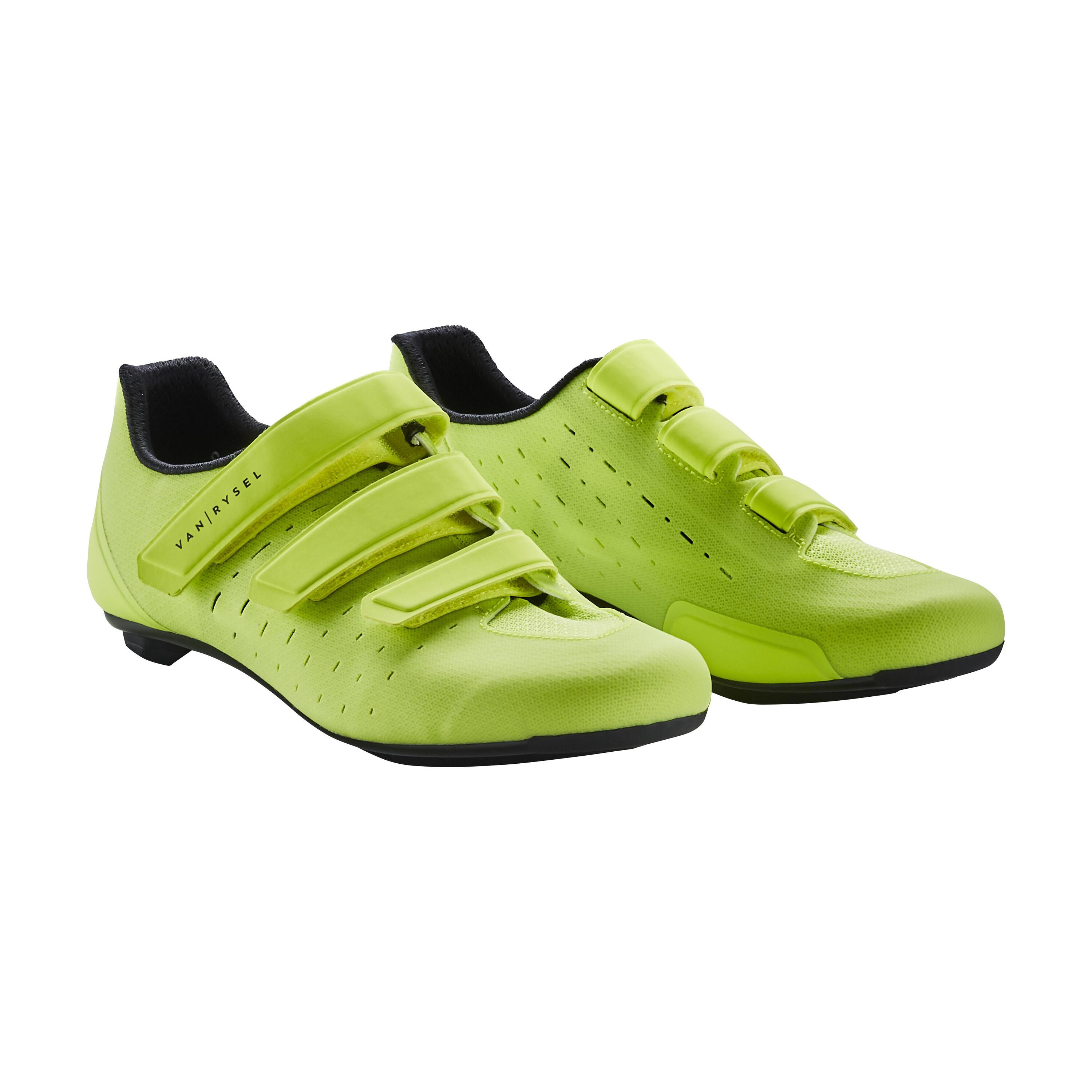 Road Cycling Shoes Road 100 - Yellow 5/7
