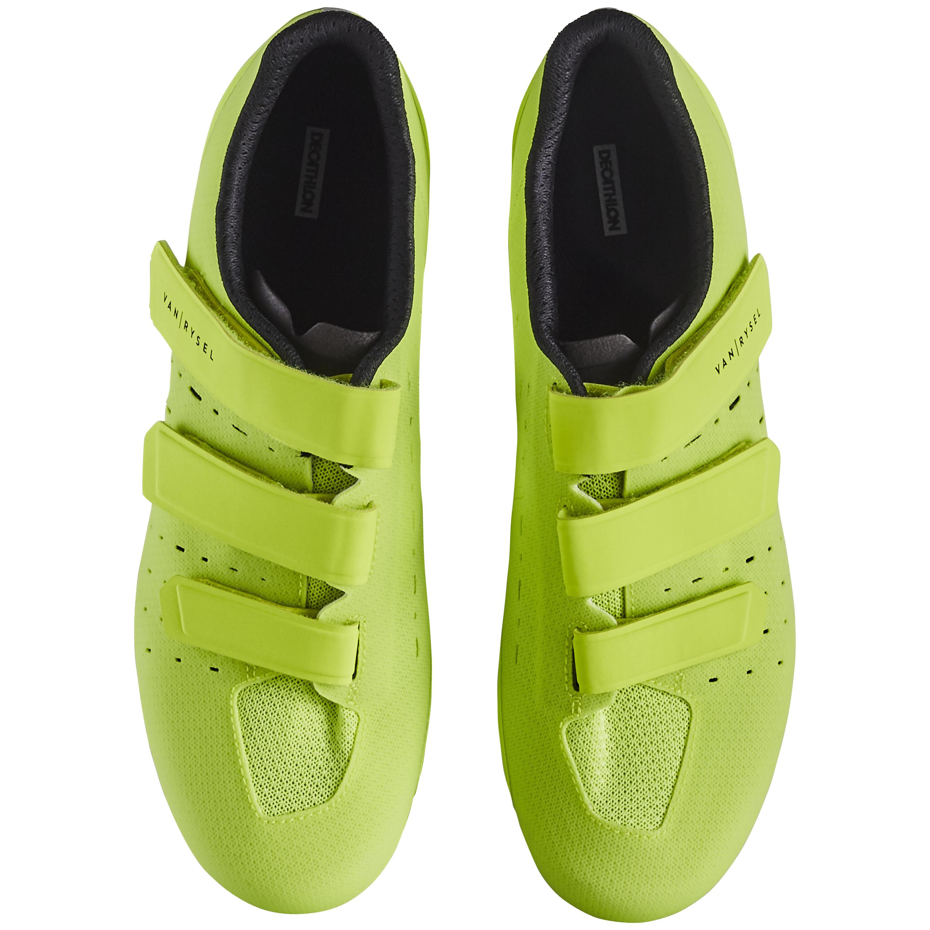 Road Cycling Shoes Road 100 - Yellow 6/7