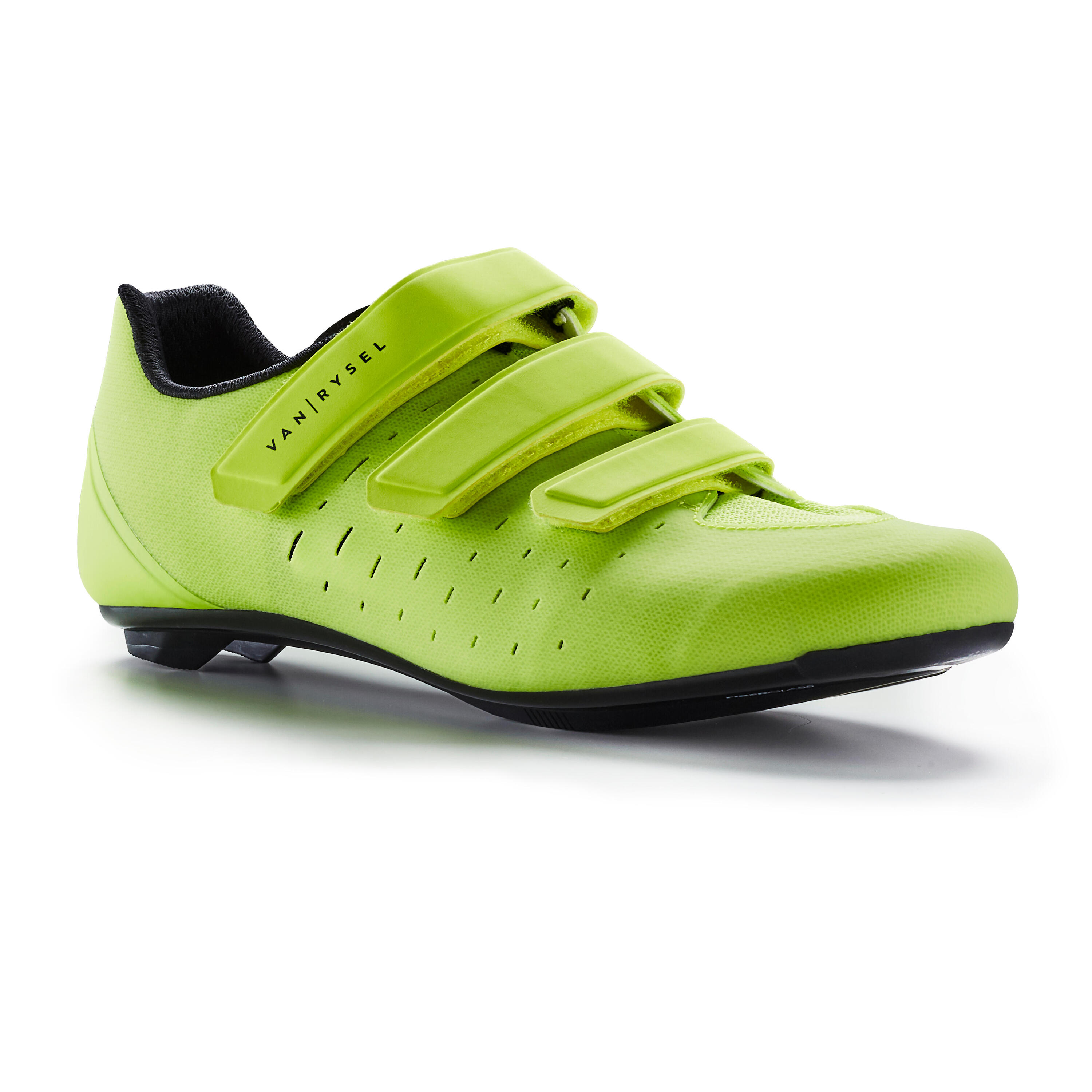 VAN RYSEL Road Cycling Shoes Road 100 - Yellow