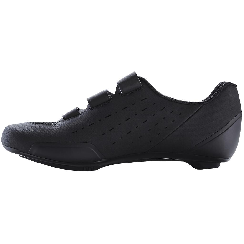 ZAPATILLAS CICLISMO RUTA VAN RYSEL ROAD100 BLANCA