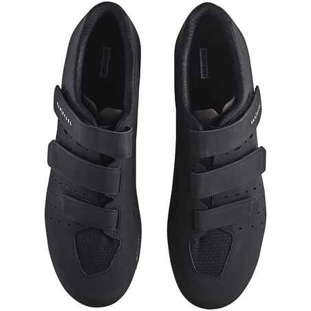 Zapatillas Ciclismo Carretera Van Rysel Road 100 Negro