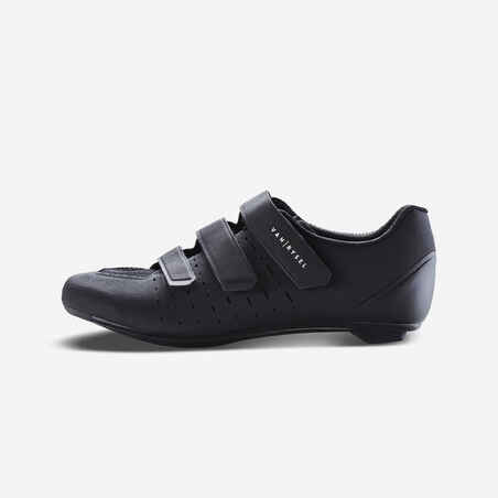 ZAPATILLAS CICLISMO RUTA VAN RYSEL ROAD100 NEGRA