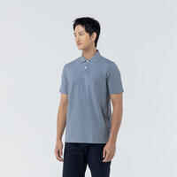 Men's golf short-sleeved polo shirt MW500 mottled grey