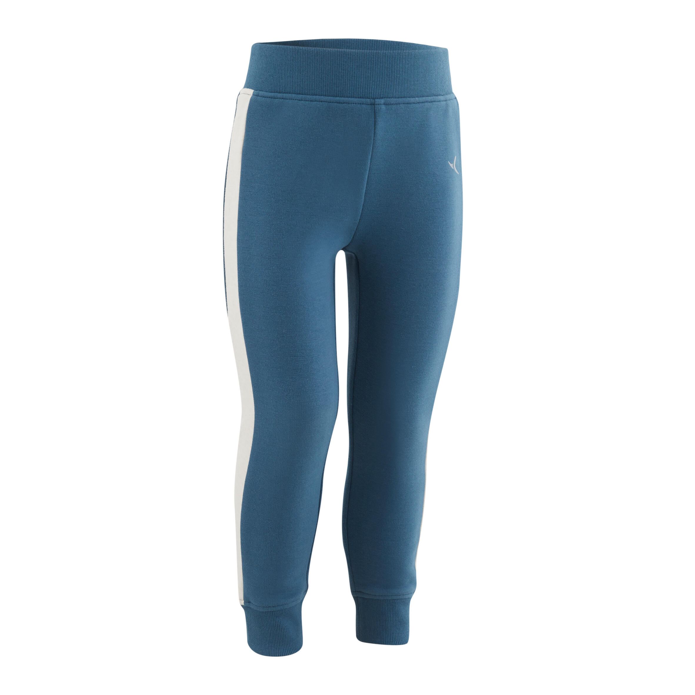 DOMYOS Baby Warm Jogging Bottoms - Blue/Beige