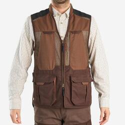 Gilet chasse respirant homme - 520 marron V2