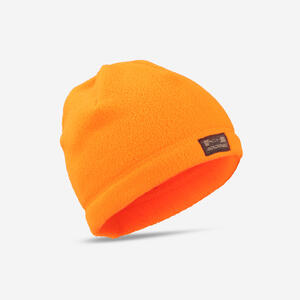 Gorro Polar Caza Solognac 100 Niños Naranja Fluo Calido