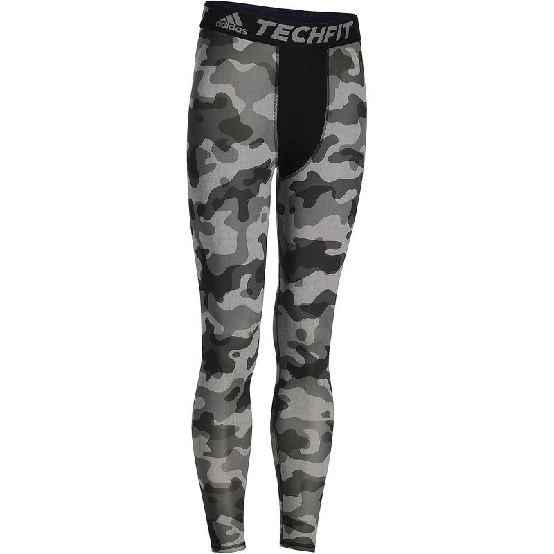 Legging fitness homme TECHFIT gris