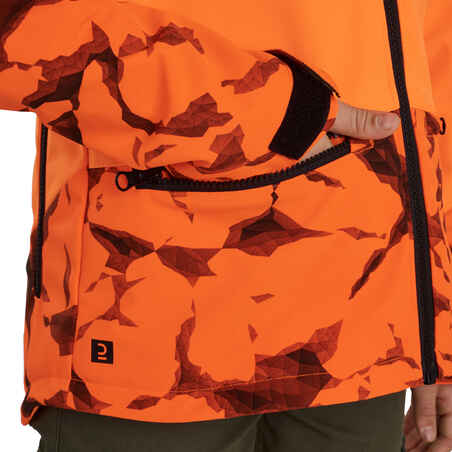 Junior hunting softshell 500 fluo