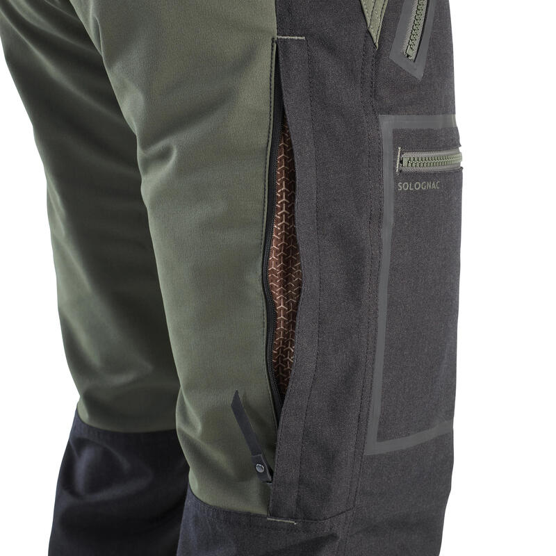 Pantalon Chasse Résistant et Respirant Bois 900