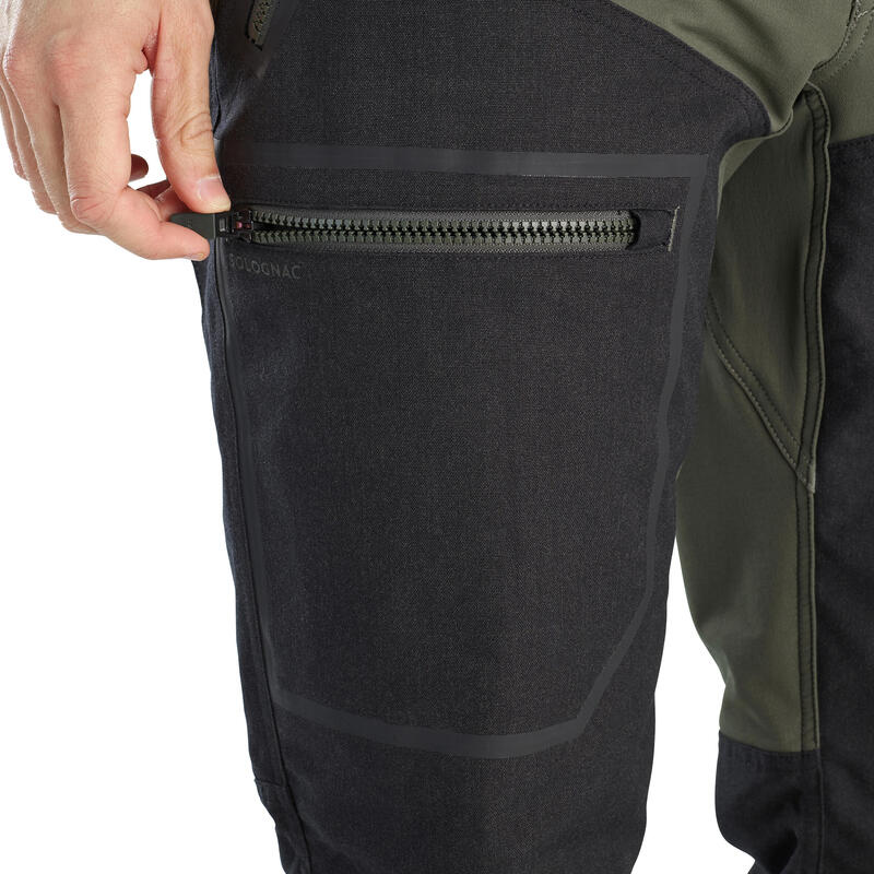 Pantalon Chasse Résistant et Respirant Bois 900