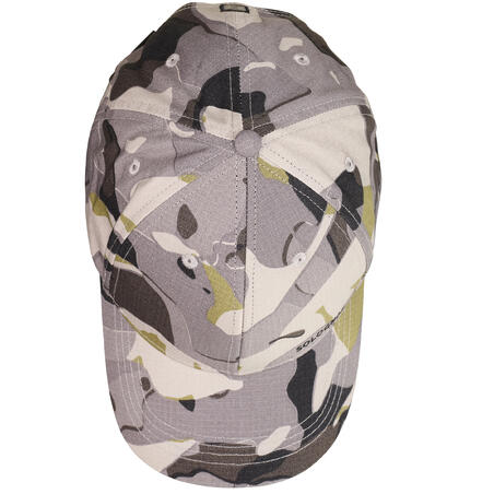 Кепка прочная для охоты с камуфляжем Woodland 500 