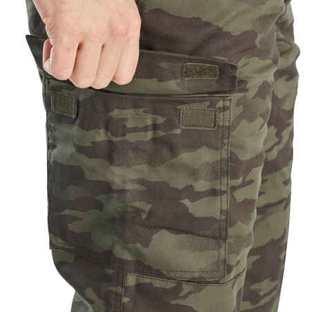 WARM HUNTING TROUSERS CAMOUFLAGE 100