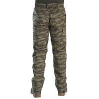 WARM HUNTING TROUSERS CAMOUFLAGE 100