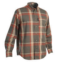 Chemise chasse manches longues SG100 LTD Vert et Rouge