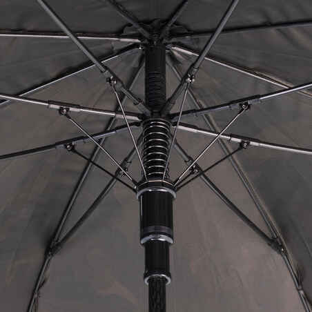 Medžioklinis skėtis, žalsvai rudas kamufliažas