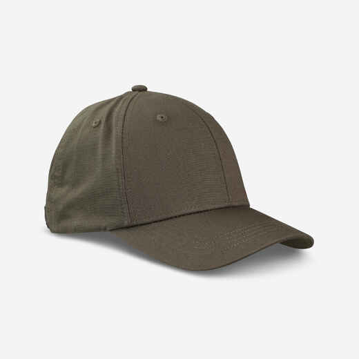 
      Temno zelena trpežna lovska kapa s šiltom 500
  